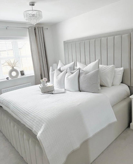 Aria Upholstered Fabric Bed