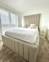 Aria Upholstered Fabric Bed
