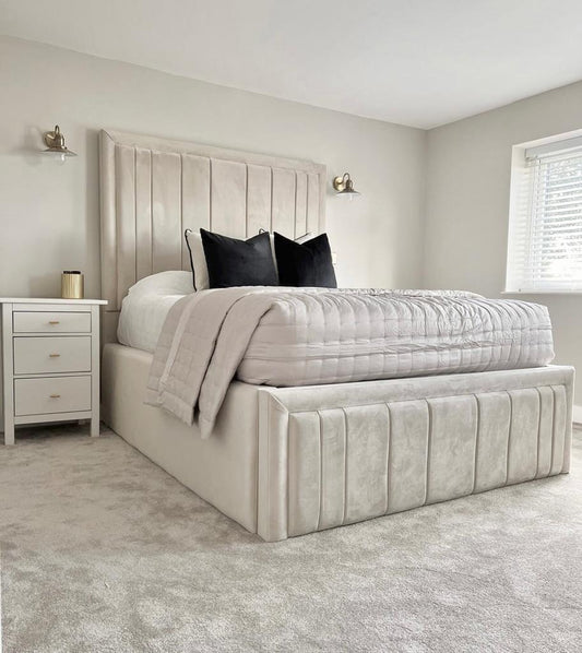 Bellagio Upholstered Fabric Bed Frame