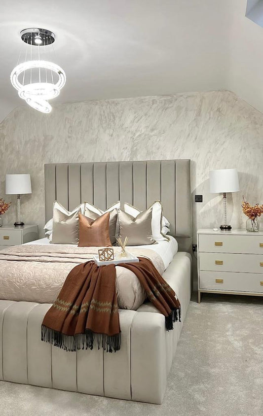 Rimini Upholstered Fabric Bed Frame