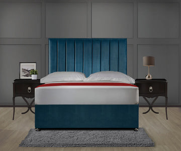 Linear Divan Ottoman Bed With Headboard