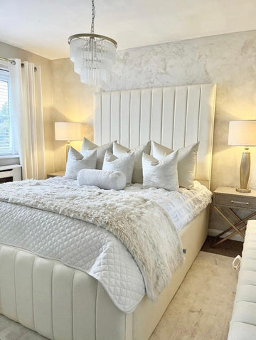 Rowen Upholstered Fabric Bed Frame