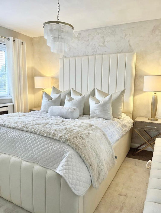 Rowen Upholstered Fabric Bed Frame