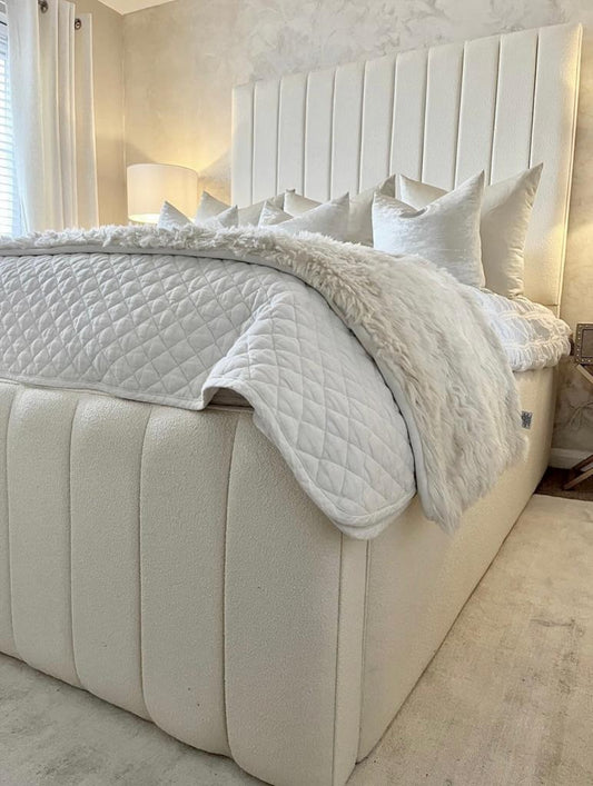 Rowen Upholstered Fabric Bed Frame