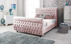 Majestic Swan Sleigh Bed